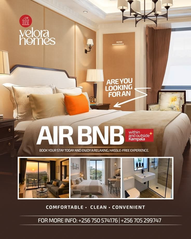 Diseño de flyer para hospedaje tipo Airbnb